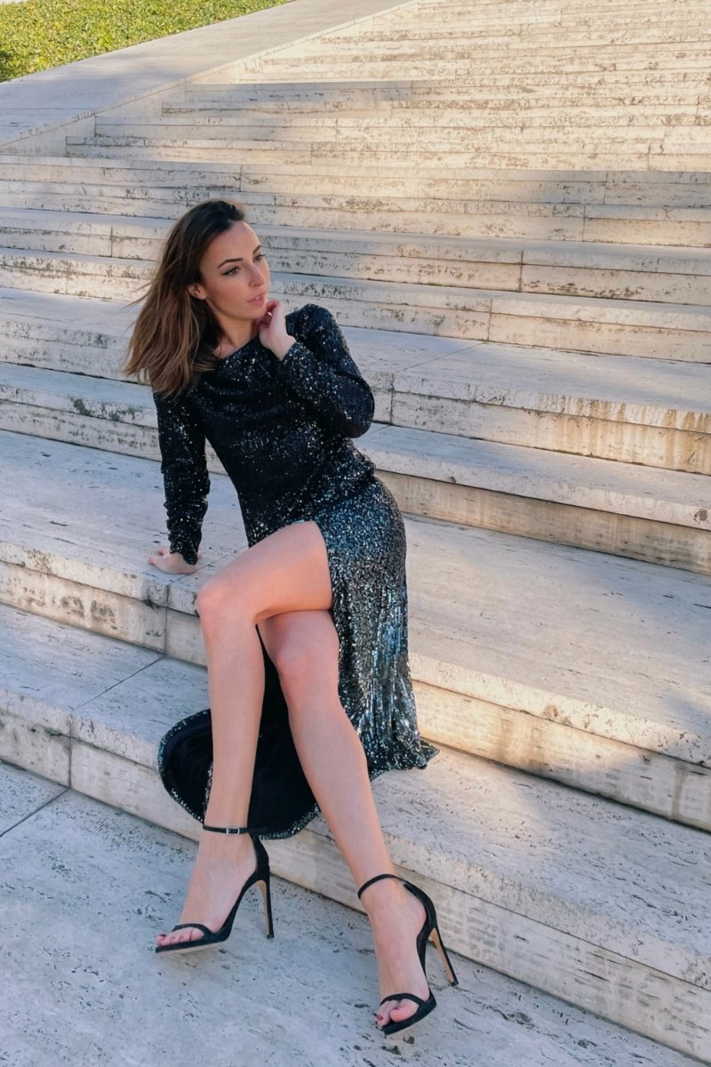 Vestido Isa Sequins