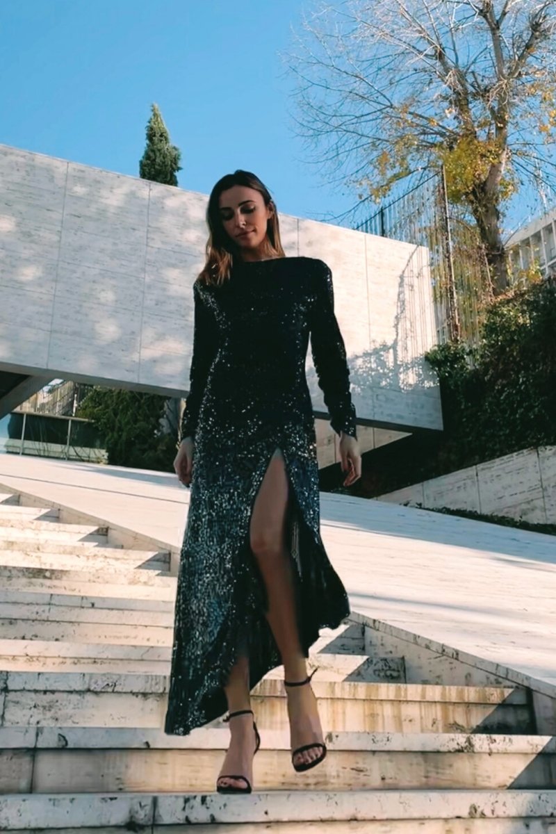 Vestido Isa Sequins