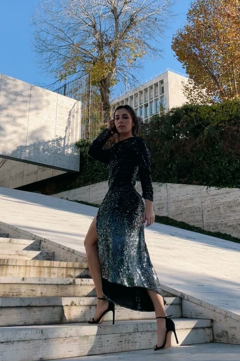 Vestido Isa Sequins