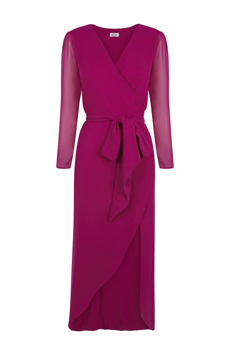 Vestido cruzado Elysee
