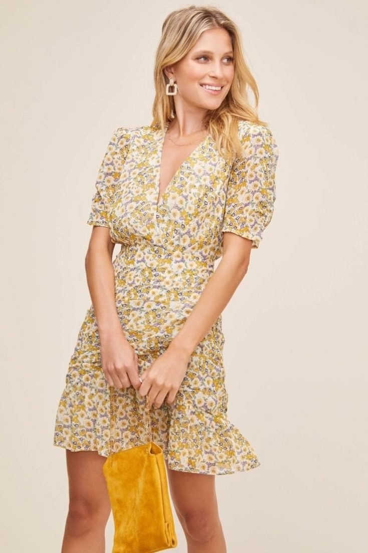 Vestido estampado Lucky me | ASTR- Vestidos | ALO NUI