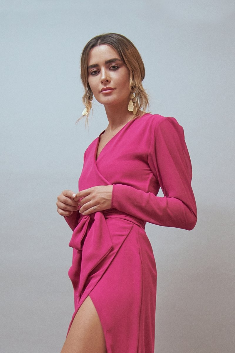 Vestido cruzado Elysee