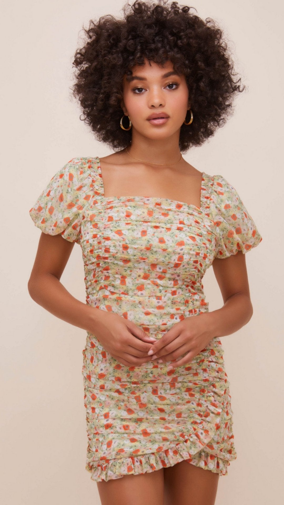 Vestido mini estampado de flores Julianna - ASTR