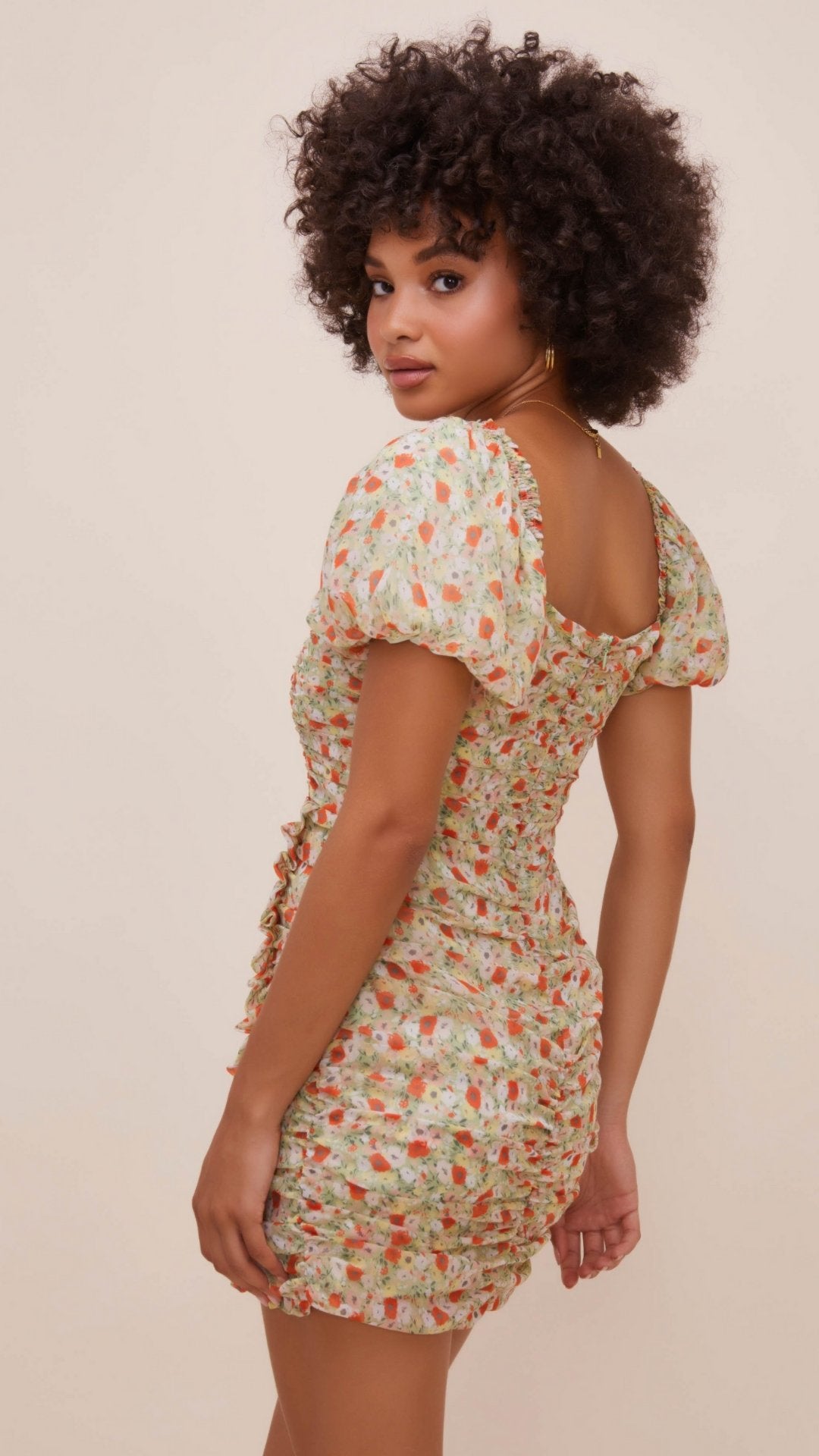 Vestido mini estampado de flores Julianna - ASTR