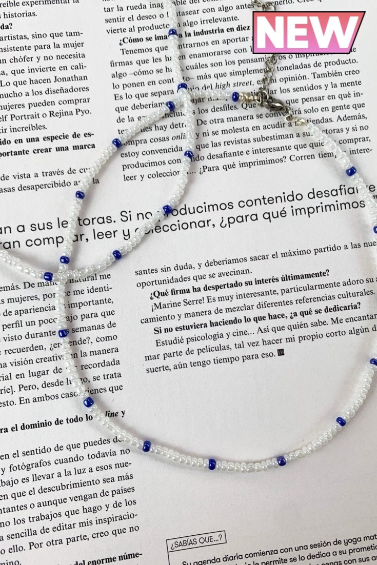 Collar de abalorios blancos | La Bomba Jewelry | ALO NUI
