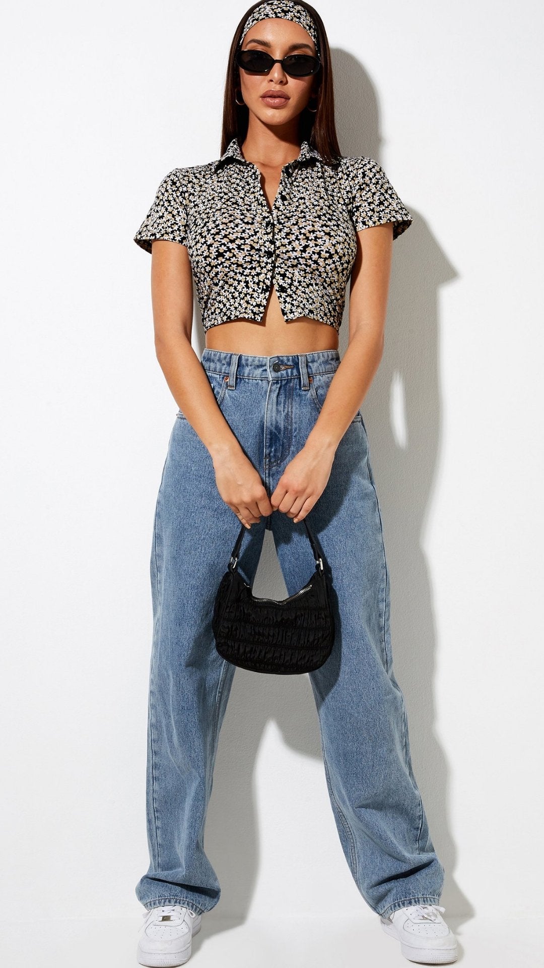 Crop top estampado floral Wuma - Motel Rocks