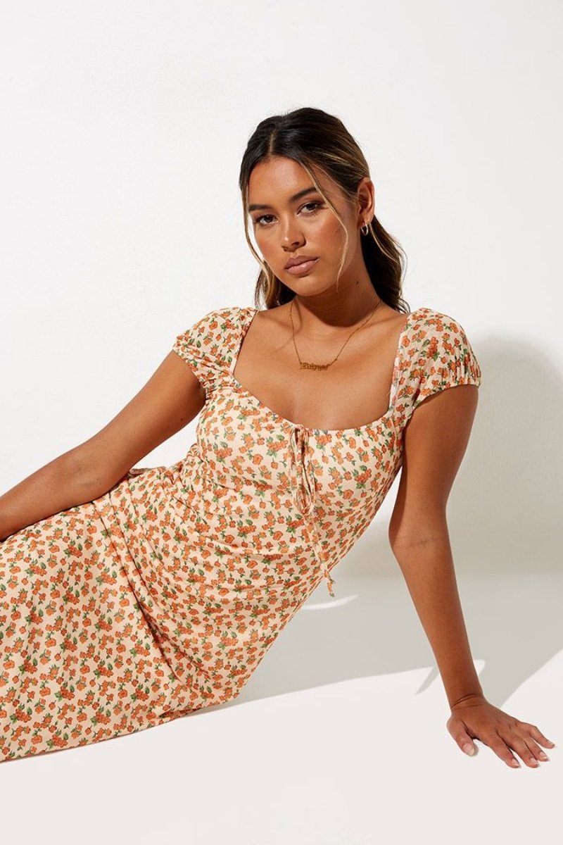 Vestido largo flores, Auguste the label - Mujer